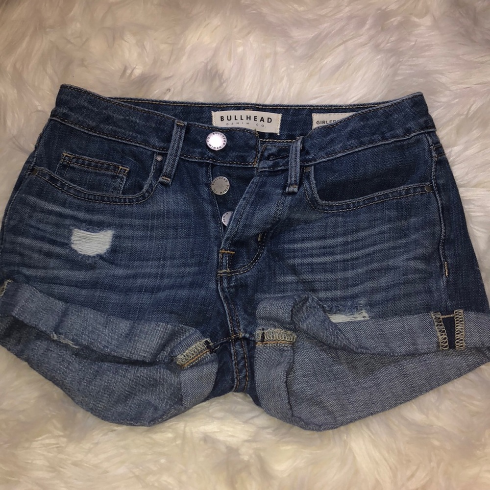 denim shorts